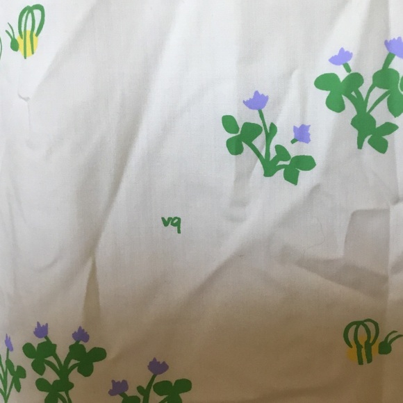 Vintage 70’s The Vested Gentress Yellow Floral Lined Skirt - Picture 9 of 12